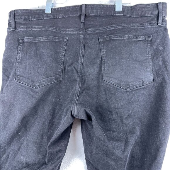 Loft Plus High Waist Skinny Jeans Stretch Slim Pockets Womens Black Size W42 - Picture 4 of 11